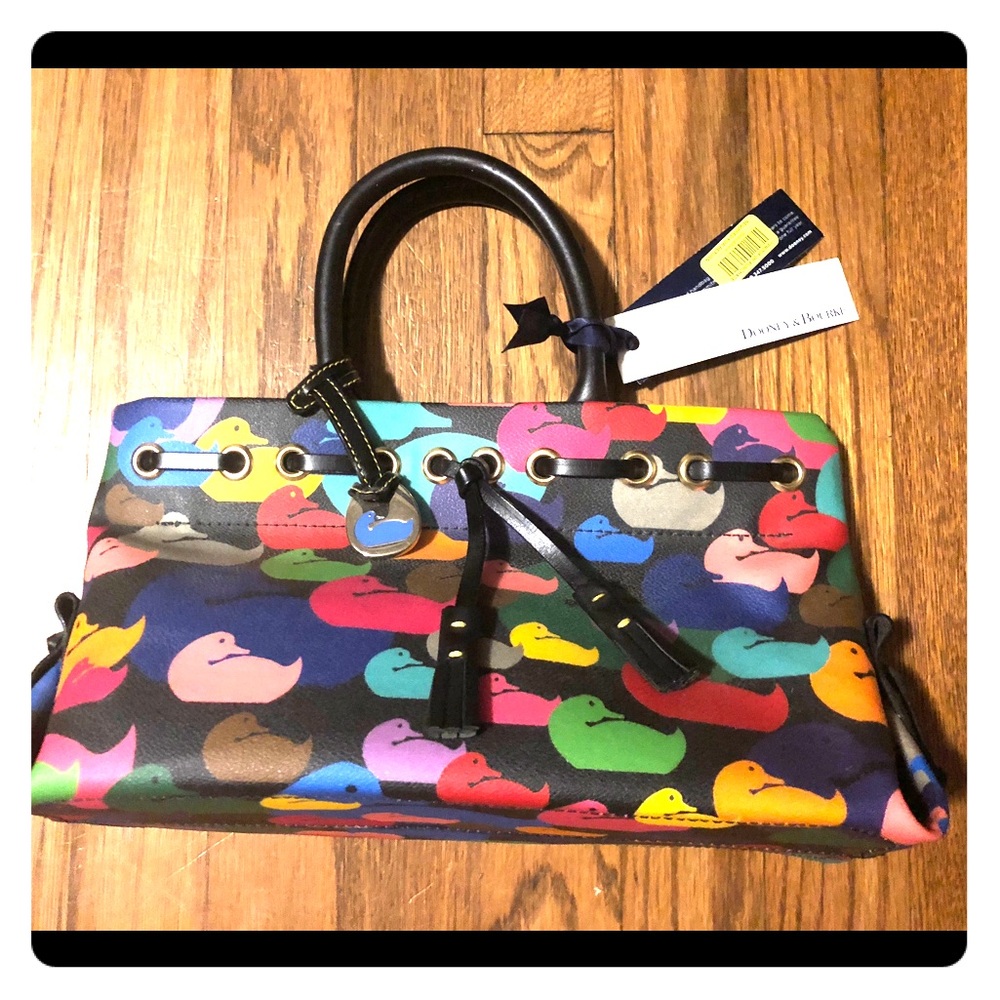 Dooney & Bourke Duck Tassel Tote NWT